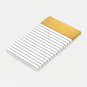 Yellow Concrete   Lined Post-it Notes