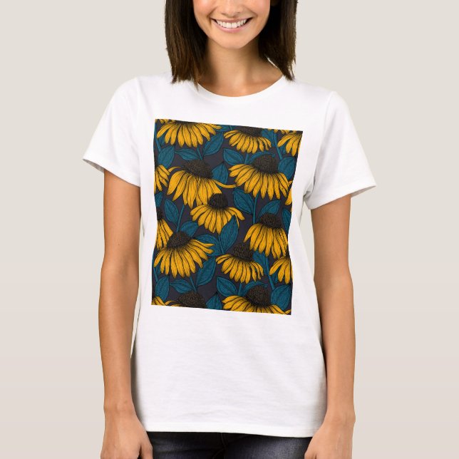 Yellow coneflowers T-Shirt (Front)