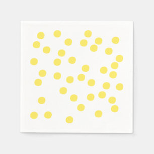 Yellow Confetti / Polkadots Napkin