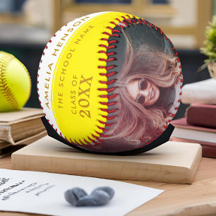 Yellow Congratulations Grad Graduation 2 Photo Softball