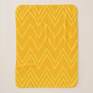 Yellow, cool, trendy, modern, urban zigzag pattern sherpa blanket