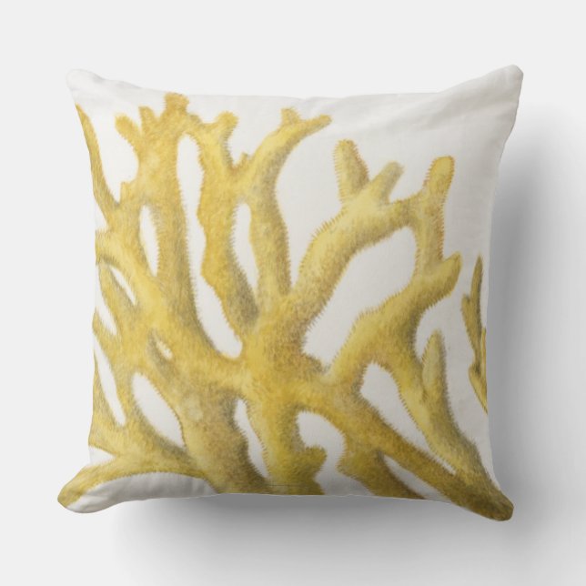 Yellow Coral Cushion (Front)