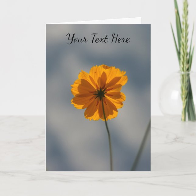 Yellow Coreopsis Card (Front)