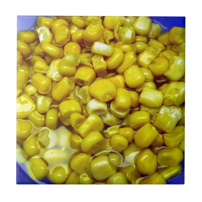 Yellow Corn Ceramic Tile (Front)
