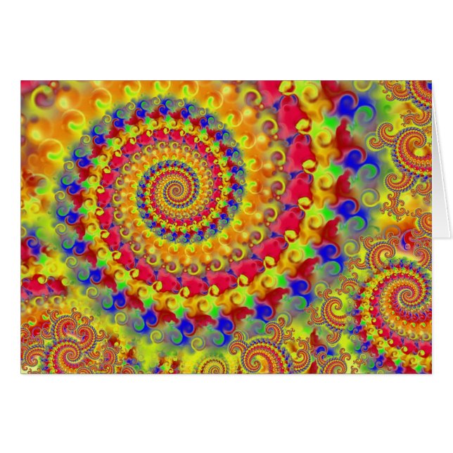 Yellow Crazy Fractal (Front Horizontal)