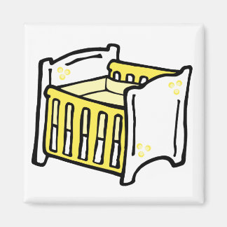 yellow crib magnet