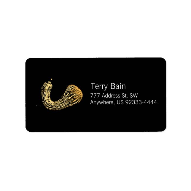 Yellow Crookneck Squash Label (Front)