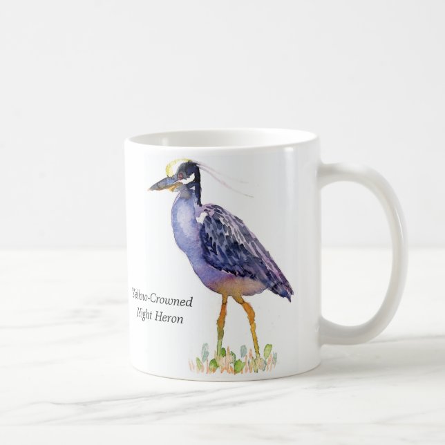 Yellow-Crowned Night Heron mug (Right)