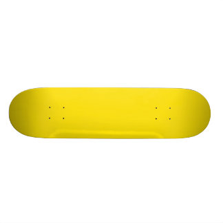 Yellow Customisable Skateboard