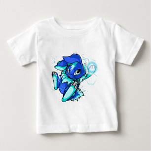 Yellow Cybunny with Stars Baby T-Shirt