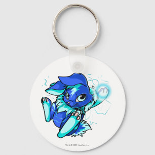 Yellow Cybunny with Stars Key Ring