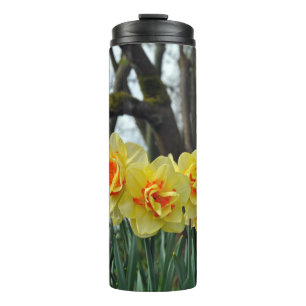 Yellow daffodil beauty thermal tumbler