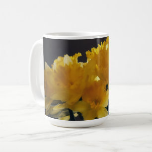 Yellow Daffodil Flower Floral Art Mug Cup