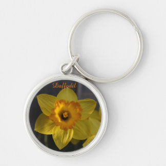 Yellow Daffodil Key Ring