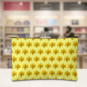 Yellow Daffodil Seamless Pattern on Pouch