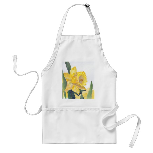 Yellow Daffodil Standard Apron (Front)