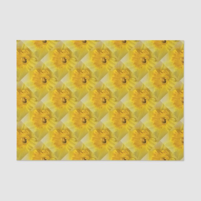 yellow daffodil tissue paper (Front)
