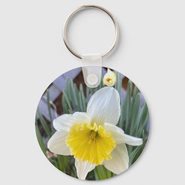 Yellow Daffodils #1 Key Ring (Front)