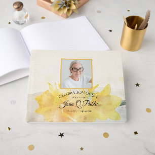 Yellow Daffodils Celebration of Life Memorial Guest Book