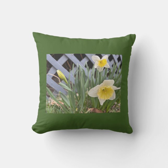 Yellow Daffodils Cushion (Front)