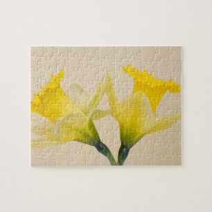 Yellow daffodils jigsaw puzzle