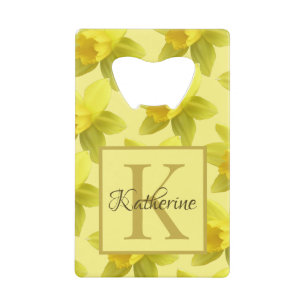 Yellow Daffodils Monogram and Name