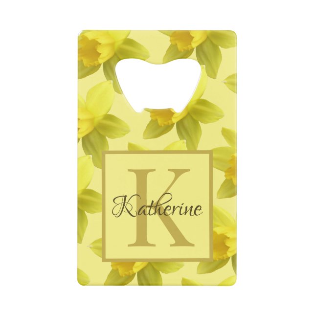Yellow Daffodils Monogram and Name (Front)