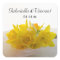 Yellow Daffodils on White Spring Wedding