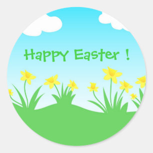 Yellow daffodils - Sticker
