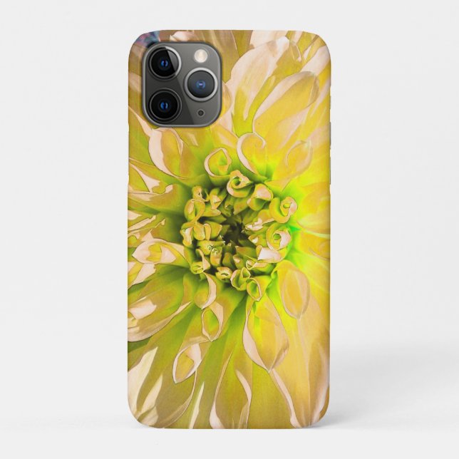 Yellow Dahlia Flower Case-Mate iPhone Case (Back)