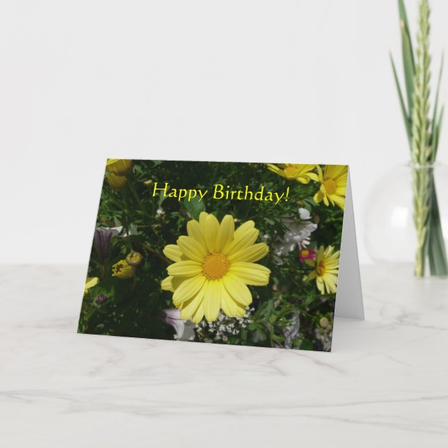 Yellow Daisies Card (Front)