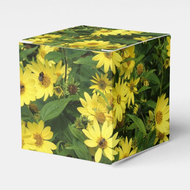 Yellow Daisies Favour Box (Front Side)