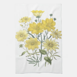 Yellow Daisies Wildflowers Towels
