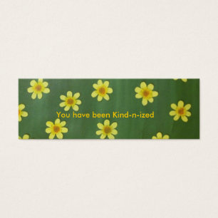 Yellow daisies, You have been kind-n-ized cards