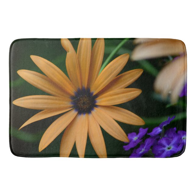 Yellow Daisy Bath Mat (Front)
