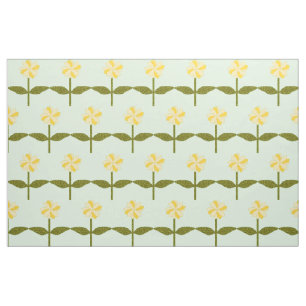 Yellow Daisy Flower Floral Craft Fabric