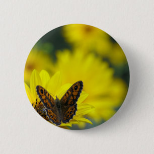 Yellow Daisy Helenium Badge
