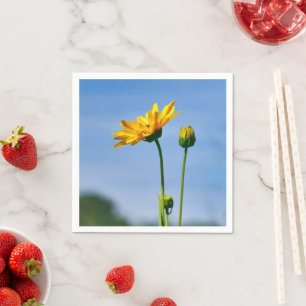 Yellow Daisy Helenium Paper Napkins