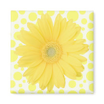 Yellow Daisy Magnet