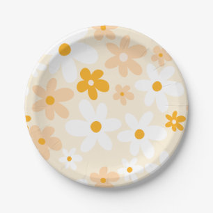Yellow Daisy Party  Paper Plate