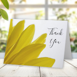 Yellow Daisy Petals Wedding Bridesmaid Thank You
