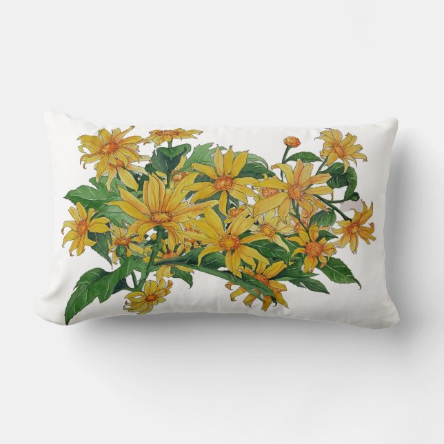 Yellow Daisy Pillow (Front)