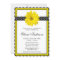 Yellow Daisy Polka Dots Bridal Shower Invitations