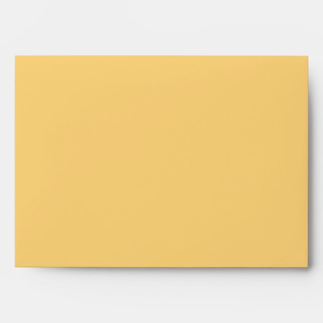 yellow damask pattern envelop envelopes (Front)
