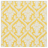 Yellow Damask Vintage Elegant Pattern