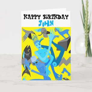Yellow dance card