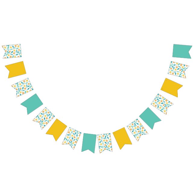 Yellow Dandelion Floral Pattern - Nature-Inspired  Bunting (All)