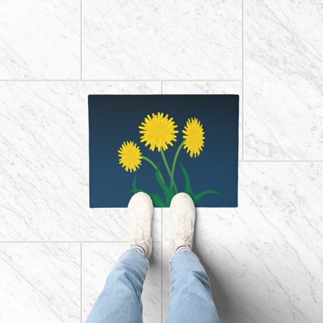 Yellow Dandelions Doormat (Indoor)