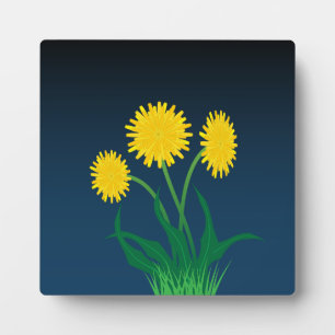 Yellow Dandelions Plaque