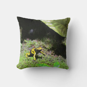 Yellow Dart Frog Cushion